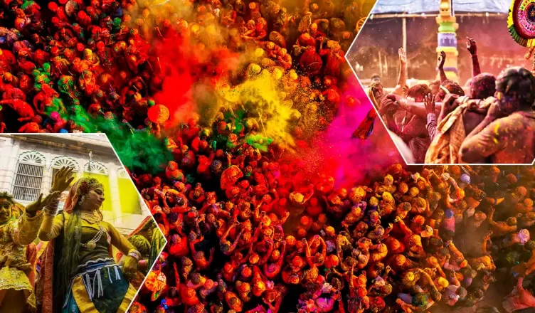 Holi Festival Celebration in India