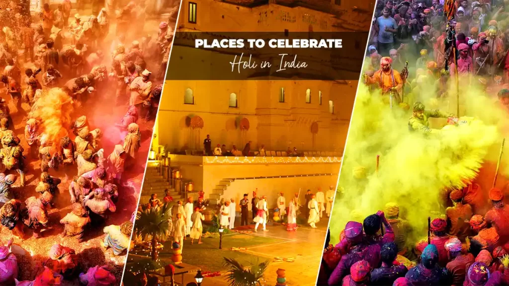 Best Places for Holi celebration in India