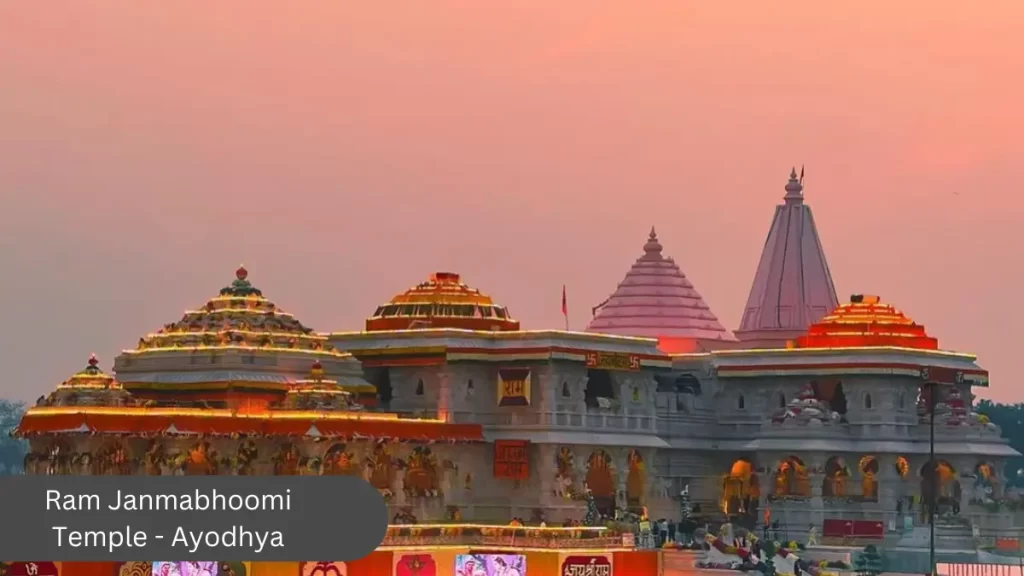 ram janmbhoomi temple: ayodhya